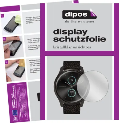 Obrázok produktu pre 5x ochranná fólia pre Garmin Vivomove Style clear Screen Protector Film Ochrana displeja dipos