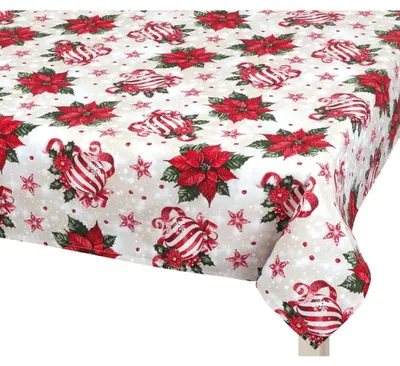 Zdjęcie produktu dla Obrus VÁNOCE - 100x100 cm - czerwony, zielony, biały