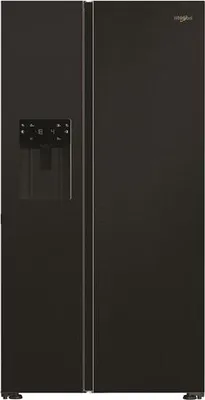 Produktbild von Whirlpool WHG2 6574W XK5E, Freistehend, Amerikanische Tür, Schwarz, 2 Tür(en), Berührung, An Tür