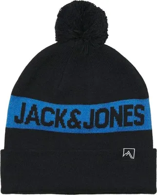 Produktbild von Jack & Jones 12284381_4123_1225066, Erwachsener, Uni, Hut, Schwarz, Wollstrickmütze, Black Beauty
