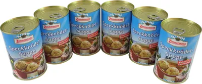 Produktbild von Speckknödel - Suppe 6er Pack (6 Dosen à 400 ml)