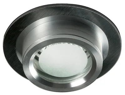 Obrázok produktu pre Moderné vstavané okrúhle svetlo DECATUR - 1xGU5,3, MR16, 50W, 8cm, čierne / strieborné