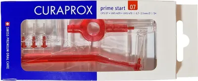 Produktbild von Curaprox Interdental Set Cps 07 mm rot 5+2 St 1 P