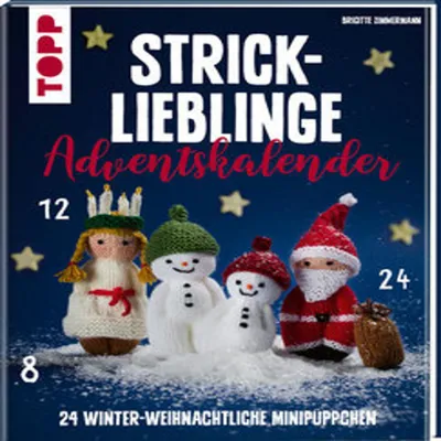Produktbild von Strick-Lieblinge Adventskalender. Adventskalenderbuch