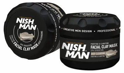Productafbeelding van NISHMAN Gezichtsmasker met klei voor de huid, kaolijn, 450 g