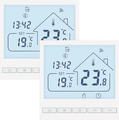 Immagine prodotto di Termostato per riscaldamento a pavimento Beok Tuya WiFi per acqua Alexa 3A