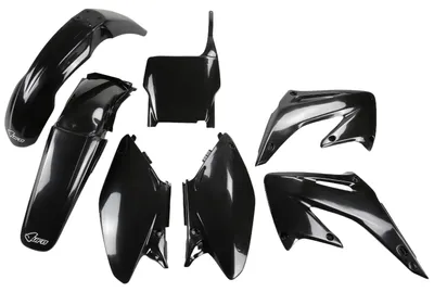 Produktbild von Verkleidungskit UFO PLAST 7-teilig Verkleidungssatz Kunststoff für Honda CR R 125 / 250 ccm Bj. 2004, Farbe:schwarz