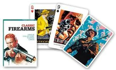 Produktbild von Piatnik Classic Firearms Speelkaarten - Single Deck