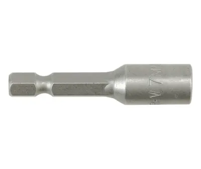 Obrázok produktu pre Yato YT-1502, Chróm-vanádová oceľ (Cr-V), Šesťhranná hlavica, 25,4 / 4 mm (1 / 4"), Šesťhranná hlavica, 1 kusov, 48 mm
