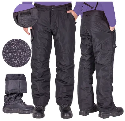 Produktbild von Herren Skihose Snowboard THERMAL wasserdicht schwarz, S FIRI