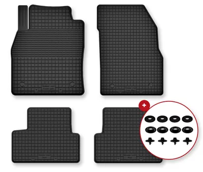 Immagine prodotto di Tappetini gomma vasca per Peugeot 3008 I 2009-2016 Set 4 pezzi con clip