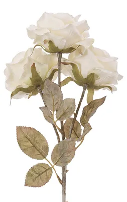 Produktbild von Clayre & Eef Kunstblume Weiß Kunststoff