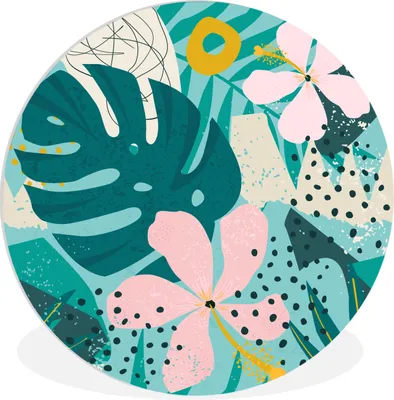 Produktbild von MuchoWow® - Schlafzimmer - Bilder - Der Kreis - Kunst für die Wohnung - Plastik - Kunstdruck - Wandbild