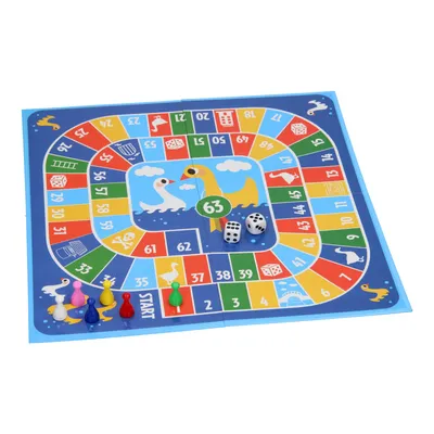 Produktbild von Kinderspiel Ludo/Gänsebrett 2in1
