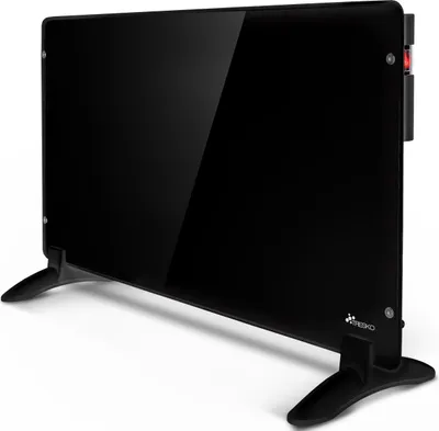 Produktbild von TRESKO® Konvektor Heizung Elektroheizung Wandheizung Glaskonvektor Heizkörper Wand 600 Watt / schwarz