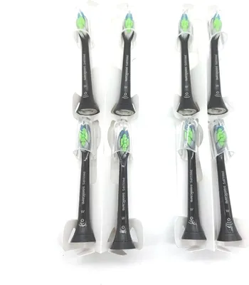 Produktbild von Philips Optimal White HX6068/88 Bürstenköpfe (8er-Pack), 8 Stück(e), Schwarz, 3 Monat( e), Medium, 62000 Bewegungen pro Minute, Philips