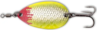 Produktbild von Quantum Magic Trout Blood Big Blade 3,5cm 2,6g - Forellenblinker, Farbe:pearl/gelb