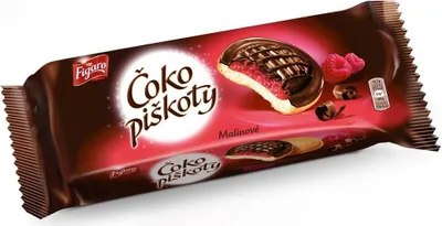 Zdjęcie produktu dla Figaro Ciasteczka czekoladowe malina 147 g