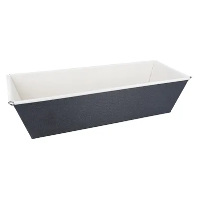 Produktbild von Schwarze Kastenform EUROHOME 30cm Königskuchenform mit Antihaftbeschichtung - längliche Kuchenform, Brotbackform mit extra hohem Rand 3