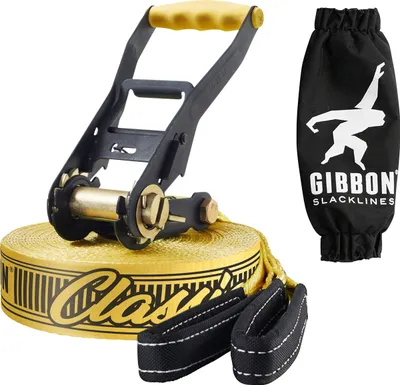 Produktbild von GIBBON Slackline Classic X13, Balance Spiel Balancierspiel Gleichgewichtstrainer