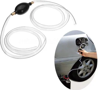 Universelle Handpumpe für Benzin, Öl und Diesel - Tragbar und Manuell mit 2 Meter Schlauch