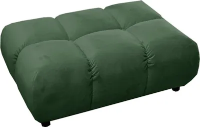 Produktbild von KAWOLA Polsterhocker VIVIEN Hockerbank Velvet smaragd