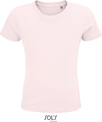 Produktbild von SOL'S Kinder T-Shirt Kids Basic Sommer Kurzarm Rundhals Shirt, Größe:8A, Farbe:Pale Pink
