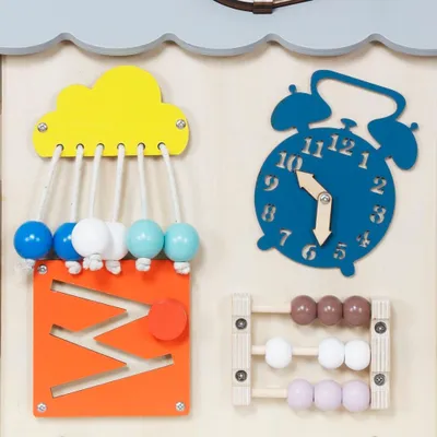 Obrázok produktu pre 2Kids Toys, aktívna doska "Domeček", sivá