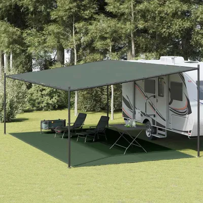 Immagine prodotto di vidaXL Tappeto per tenda 400x600 cm Verde scuro