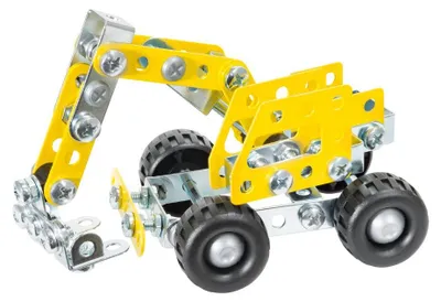 Produktbild von eitech Metallbaukasten Bagger mini - gelb