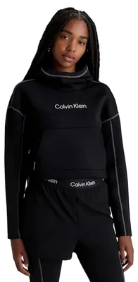 Productafbeelding van Calvin Klein dames hoodie, model Pw-Hoodie, kleur Black Beauty, maat S