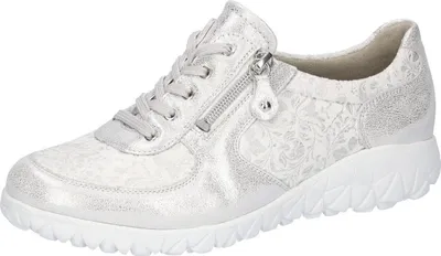 Produktbild von Waldläufer Schnürhalbschuhe in weiss/weiss kombi, Gr. 3