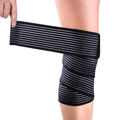 Produktbild von Wadenbandage Extra Lang Elastisch – Kompressions-Unterstützung – für Herren, Damen, Laufen & Basketball