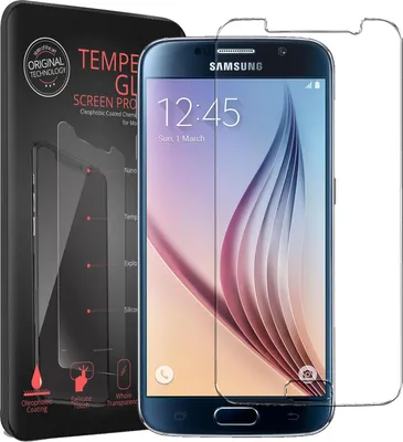 Produktbild von 2x Panzerglas für Samsung Galaxy S6 Glas Folie Displayschutz Schutzfolie