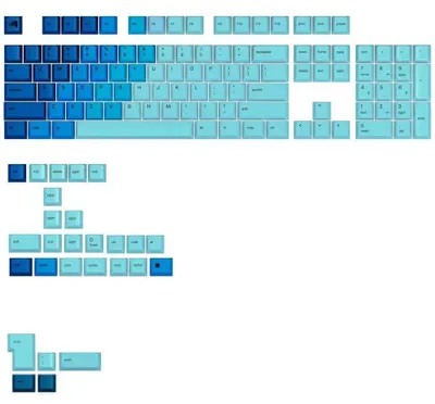 Immagine prodotto di Glorioso PC Gaming Race GPBT Gradient Keycaps ANSI Layout US PBT Dye-Sub