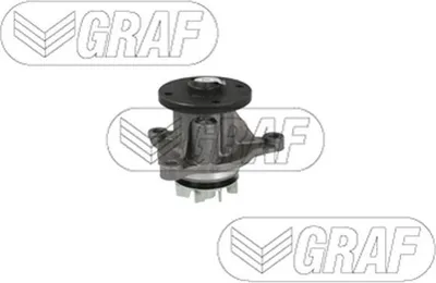 Produktbild von GRAF Kühlmittelpumpe Wasserpumpe für HYUNDAI i30 Schrägheck (PDE, PD, PDEN) PA1405