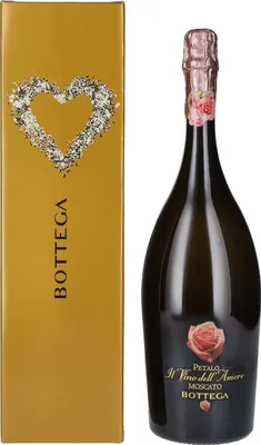 Produktbild von Bottega Petalo Moscato Il Vino dell' Amore 6,5% Vol. 1,5l in Geschenkbox