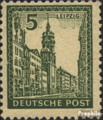 Produktbild von Briefmarken Sowjetische Zone (All.Bes.) 1946 Mi 158I, Punkt an der 5 postfrisch Abschiedsserie
