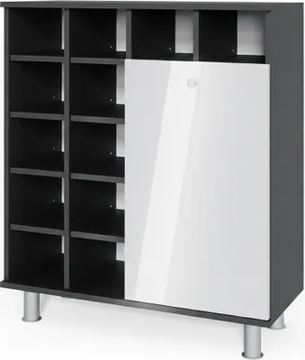 Produktbild von Badschrank Vicco Fynn Weiß Hochglanz 78.4 x 91.6 cm, Model 34156