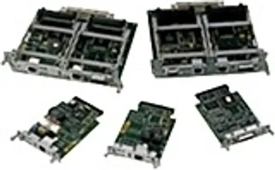 Produktbild von Cisco 1-Port 10/100 Ethernet with 2 WAN Card Slot Network Module, verkabelt, Ethernet, 100 Mbit/Sek, Weiß, 18 cm, 18,3 cm