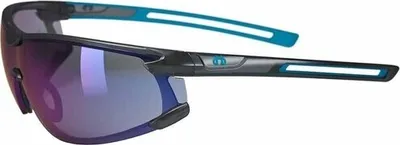 Productafbeelding van Hultafors Krypton Blue, veiligheidsbril, EN 166:2001 / EN 172:1994, 5-2.5 HS 1FT, ANSI Z87.1-2020, CSA Z94.3-2007, ROHS, REACH, Blauw, Blauw, Spiegelend, Rubber, Kunststof, 26 g