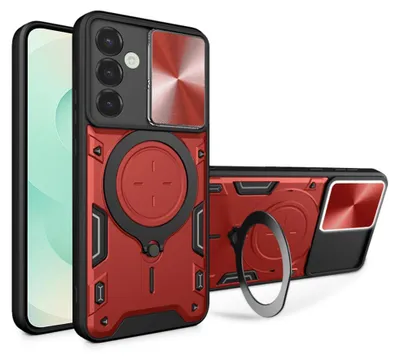 Zdjęcie produktu dla Etui Techsuit CamGuard Pro do Samsung Galaxy S25 Plus – czerwone (Red)