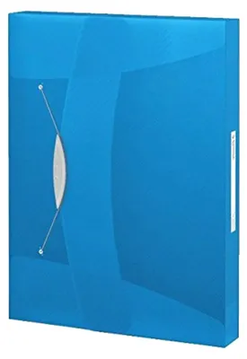 Produktbild von Ablagebox VIVIDA, A4, PP, 40 mm, blau