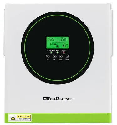 Productafbeelding van Qoltec zonnemiddelaar, off-grid, 3500W, 100A, 24V, met MPPT-technologie