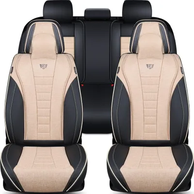 Produktbild von Volvo C40 Recharge Bj ab 2021 kompatible Schonbezüge in Schwarz/Beige FNL3