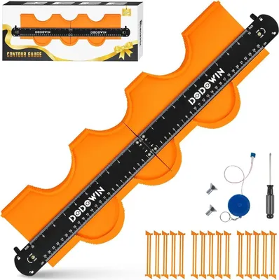 Produktbild von Dodowin Konturenlehre Verbindbar Groß Geschenkidee für Männer - Orange 50cm