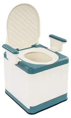 Immagine prodotto di Sedile WC portatile, leggero, design salvaspazio, blu