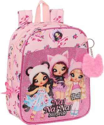 Produktbild von Safta 612364232 Mini Nanana Fabulous 6l 22x39x10 Cm Rucksack Rosa  Kinder Rosa One Size