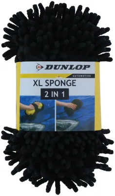 Zdjęcie produktu dla Gąbka Z Mikrofibry Do Mycia Polerowania Auta Samochodu Duża Dunlop  2w1 PE