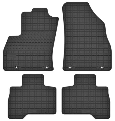 Image de Tapis de sol en caoutchouc pour Peugeot Bipper 2008-2017 (break) – 4 pièces, noirs, sur mesure